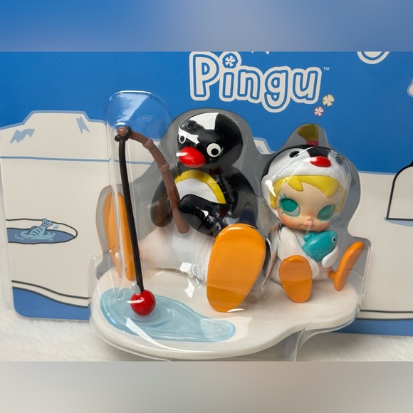 POP MART Baby Molly × PINGU Fishing Time Figure *SEALED/NEW* LIMITED - Picture 4 of 10